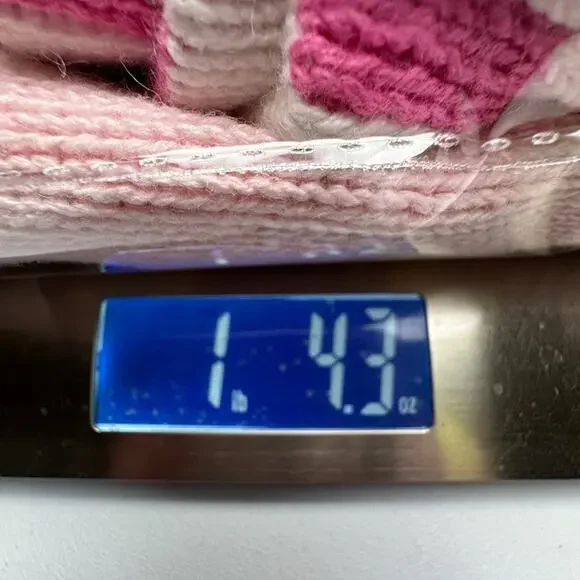 Quacker Factory Sweater Large Pink Fruit Cardigan Short Sleeve Summer Picnic - Picture 11 of 12